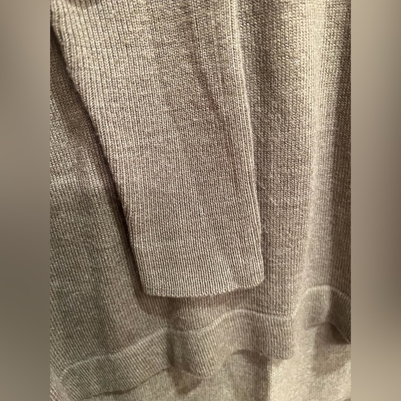 Sage color high low cowl sweater M - Picture 4 of 7